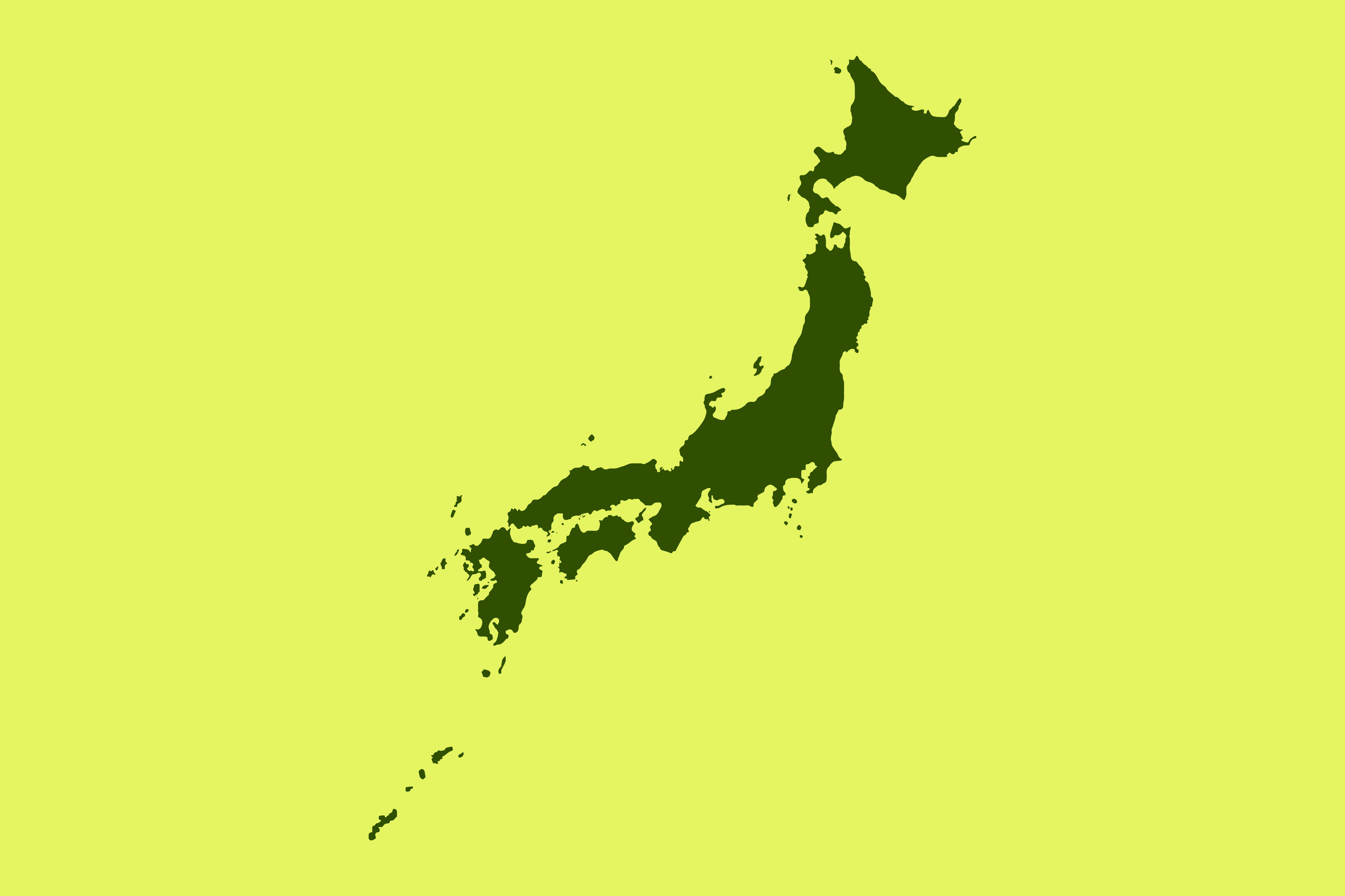 Japan Outline Graphic