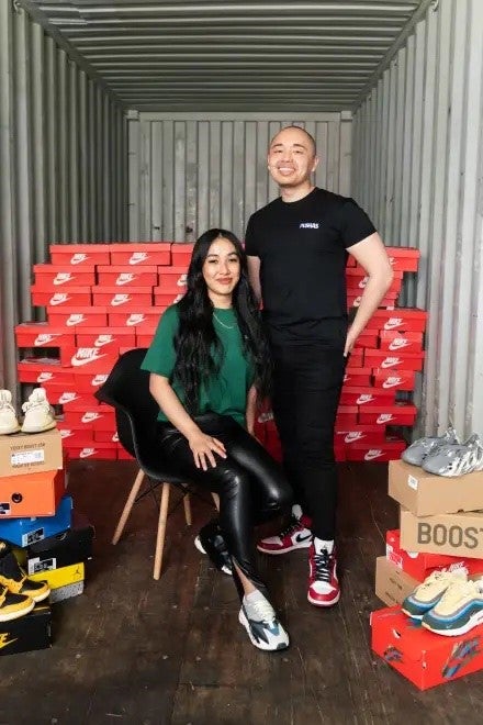 eBay Sellers Justin Truong and Sandy Li