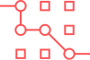 dots connected by line