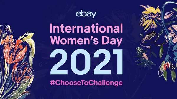 eBay International Women's Day Logo 2021