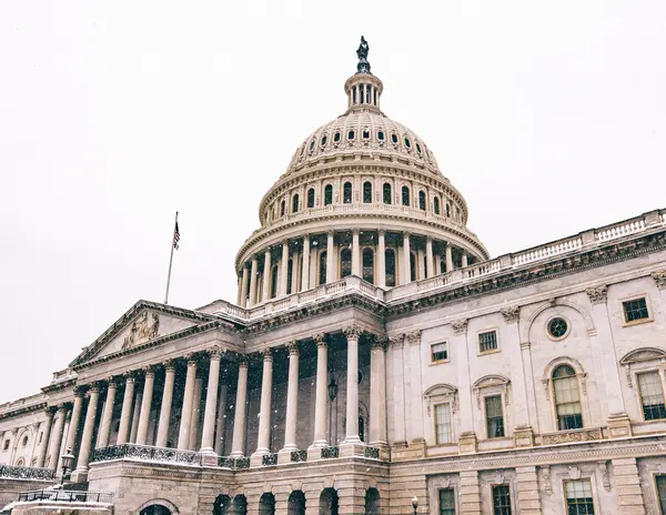 US Capitol Building in winter