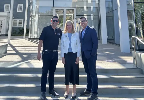 Pictured: Assemblymember Josh Hoover, Cathy Foster, eBay VP, Global Government Relations & Public Policy and Assemblymember Vince Fong.
