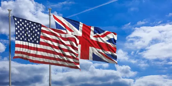 US UK Flags