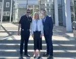 Pictured: Assemblymember Josh Hoover, Cathy Foster, eBay VP, Global Government Relations & Public Policy and Assemblymember Vince Fong.